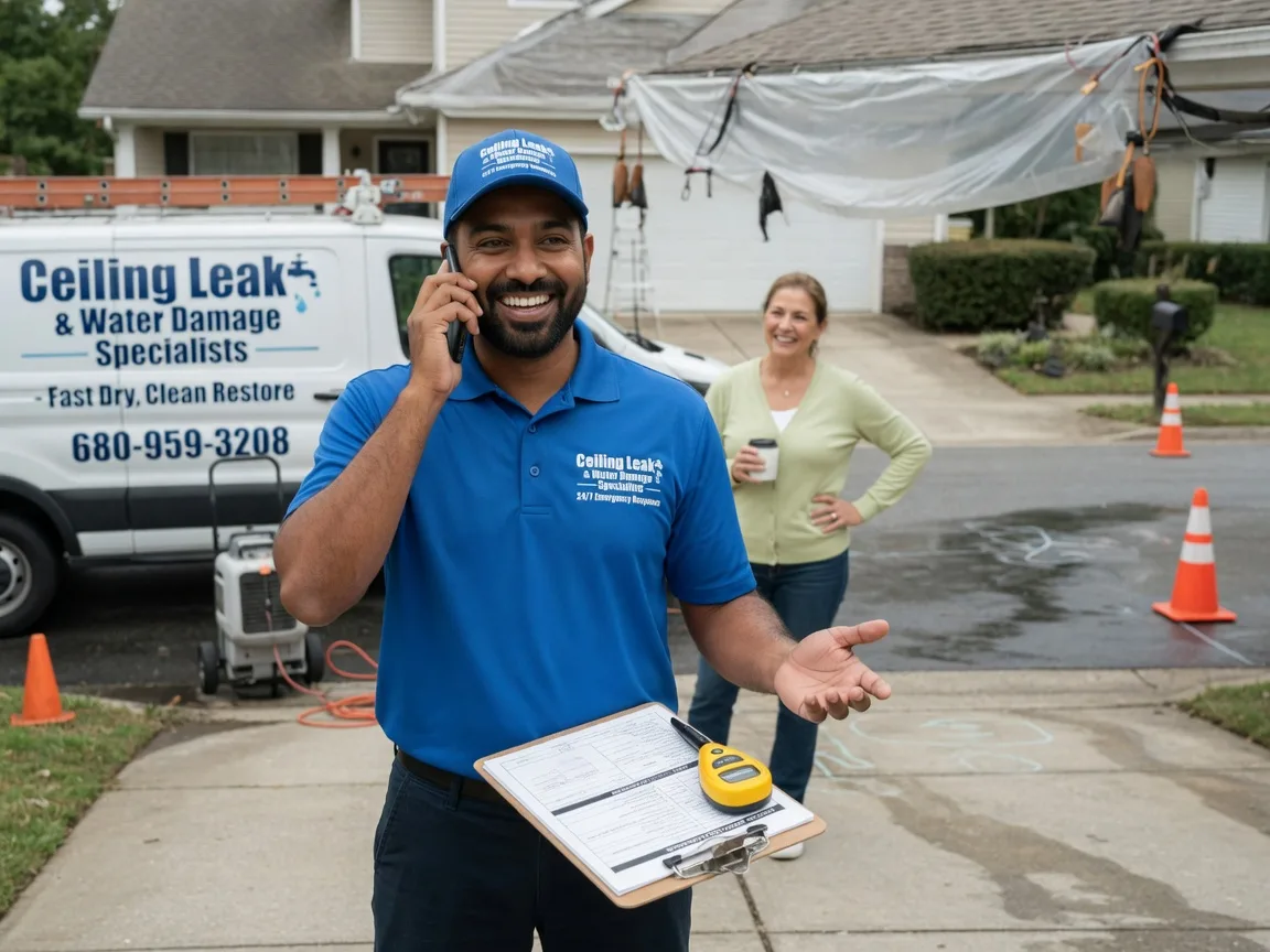 Ceiling Leak Cleanup Mehama, OR FAQs